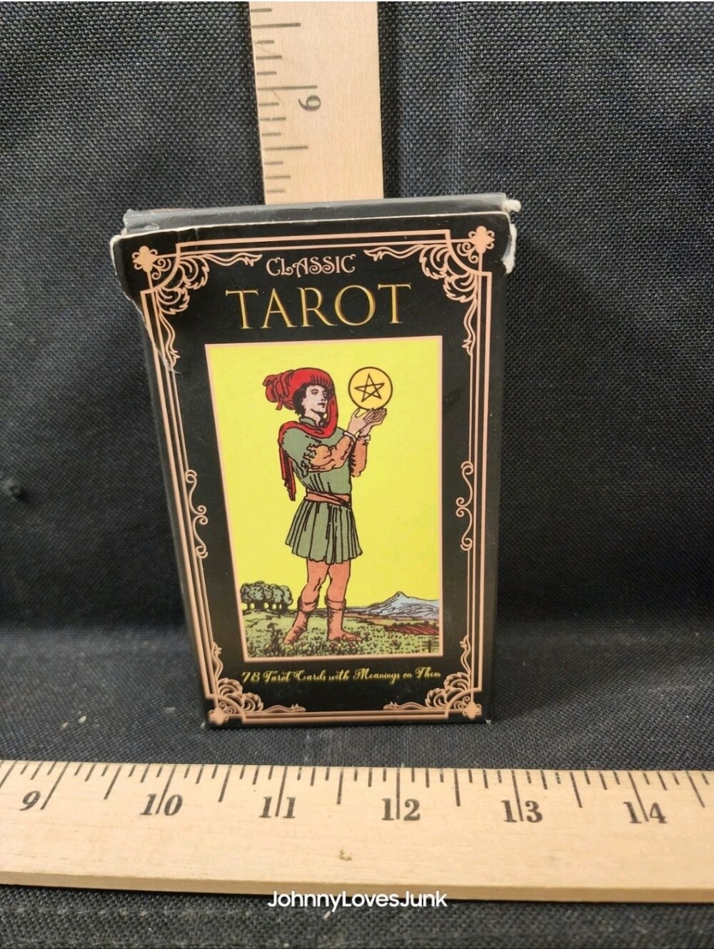 Classic 78 Card Tarot Deck Comolete Used Box Has Damage